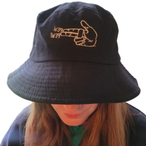 Pew pew bucket hat
